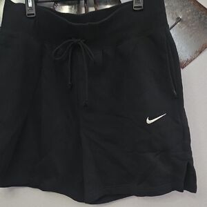 Nike Women's Black Athletic Shorts with Drawstring